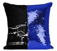 Fabulous Coussin avec Housse Sequin - Paillettes Bleu Alvin Ailey Danse Contemporaine Ballet [40 x 40 cm] Bleu G
