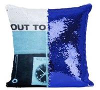 Fabulous Coussin avec Housse Sequin - Paillettes Bleu Eric Dolphy Out to Lunch [40 x 40 cm] Bleu G