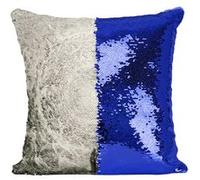 Fabulous Coussin avec Housse Sequin - Paillettes Bleu Paradiso Dante Illustration Gustave Dore [40 x 40 cm] Bleu G