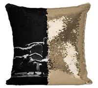 Fabulous Coussin avec Housse Sequin - Paillettes Doré Alvin Ailey Danse Contemporaine Ballet [40 x 40 cm] Doré G