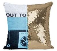 Fabulous Coussin avec Housse Sequin - Paillettes Doré Eric Dolphy Out to Lunch [40 x 40 cm] Doré G