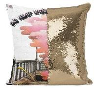 Fabulous Coussin avec Housse Sequin - Paillettes Doré The Velvet Underground Loaded [40 x 40 cm] Doré G