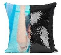 Fabulous Coussin avec Housse Sequin - Paillettes Noir BTS Love Yourself: Answer J-Hope [40 x 40 cm] Noir G
