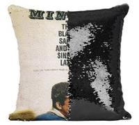 Fabulous Coussin avec Housse Sequin - Paillettes Noir Charles Mingus Black Saint Sinner Lady [40 x 40 cm] Noir G