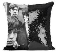 Fabulous Coussin avec Housse Sequin - Paillettes Noir Terry O Neill ou la Belle Vie [40 x 40 cm] Noir G