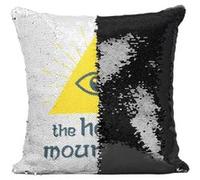 Fabulous Coussin avec Housse Sequin - Paillettes Noir The Holy Mountain [40 x 40 cm] Noir G