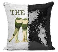 Fabulous Coussin avec Housse Sequin - Paillettes Noir The Lads Pigeon [40 x 40 cm] Noir G