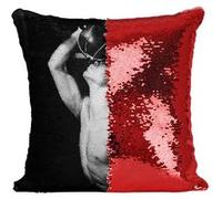 Fabulous Coussin avec Housse Sequin - Paillettes Rouge Alvin Ailey Danse Contemporaine Boxer 1961 [40 x 40 cm] Rouge G