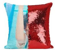 Fabulous Coussin avec Housse Sequin - Paillettes Rouge BTS Love Yourself: Answer J-Hope [40 x 40 cm] Rouge G