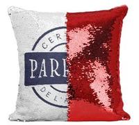 Fabulous Coussin avec Housse Sequin - Paillettes Rouge Certifié Parrain de l'Année 2 [40 x 40 cm] Rouge G