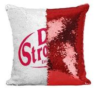 Fabulous Coussin avec Housse Sequin - Paillettes Rouge Dr. Strange Pepper [40 x 40 cm] Rouge G