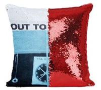 Fabulous Coussin avec Housse Sequin - Paillettes Rouge Eric Dolphy Out to Lunch [40 x 40 cm] Rouge G