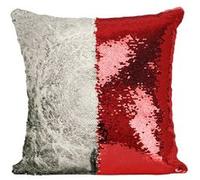 Fabulous Coussin avec Housse Sequin - Paillettes Rouge Paradiso Dante Illustration Gustave Dore [40 x 40 cm] Rouge G