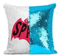 Fabulous Coussin avec Housse Sequin - Paillettes Turquoise Spawn - Batman [40 x 40 cm] Turquoise G