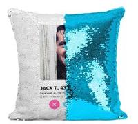 Fabulous Coussin avec Housse Sequin - Paillettes Turquoise Tinder Jack Torrance The Shining [40 x 40 cm] Turquoise G