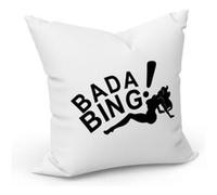 Fabulous Coussin Blanc Bada Bing! The Sopranos [40x40 cm] Blanc G