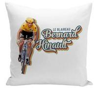 Fabulous Coussin blanc Bernard Hinault Vintage [40x40 cm] Blanc G