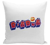 Fabulous Coussin blanc Dig Dug 1982 [40x40 cm] Blanc G