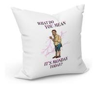 Fabulous Coussin Blanc It's Monday Today Alcool [40x40 cm] Blanc G