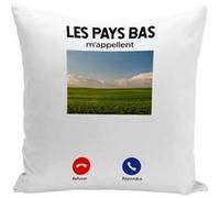Fabulous Coussin blanc Les Pays-Bas M'Appellent Paysage [40x40 cm] Blanc G