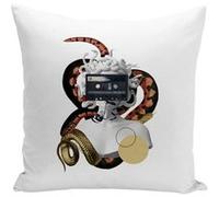 Fabulous Coussin blanc Médusa Cassette [40x40 cm] Blanc G