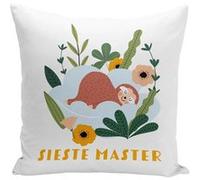 Fabulous Coussin blanc Paresseux Sieste Master [40x40 cm] Blanc G
