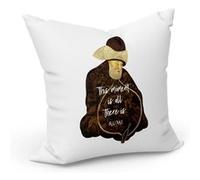 Fabulous Coussin Blanc This Moment is All There is Rumi [40x40 cm] Blanc G