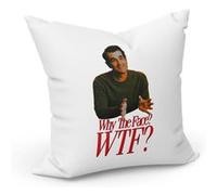 Fabulous Coussin Blanc Why The Face The Modern Family [40x40 cm] Blanc G