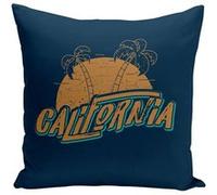 Fabulous Coussin bleu California Palmier [40x40 cm] Bleu G