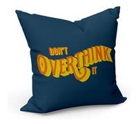 Fabulous Coussin Bleu Don't Overthink It [40x40 cm] Bleu G