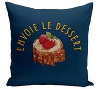 Fabulous Coussin bleu Envoie Le Déssert [40x40 cm] Bleu G