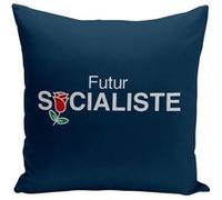 Fabulous Coussin bleu Futur Socialiste [40x40 cm] Bleu G