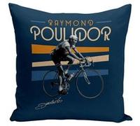 Fabulous Coussin bleu Raymond Poulidor Vintage [40x40 cm] Bleu G