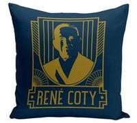 Fabulous Coussin bleu René Coty [40x40 cm] Bleu G