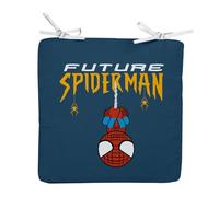 Fabulous Coussin de Chaise Carré Bleu - Future Man Spider Spider BD Comic Book - 40 x 40 cm - Galette de Chaise