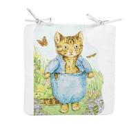 Fabulous Coussin de Chaise Carré Tom Kitten Tom Chaton Illustration Enfant Beatrice Potter - 40cm - Galette de Chaise