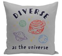Fabulous Coussin gris Diverse as the Universe [40x40 cm] Gris G