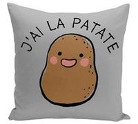 Fabulous Coussin gris J'ai la Patate [40x40 cm] Gris G