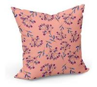 Fabulous Coussin Multicolore Motif fleurs et Fraise [40x40 cm] Multicolore G