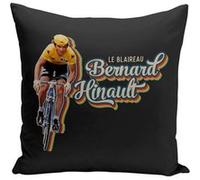 Fabulous Coussin noir Bernard Hinault Vintage [40x40 cm] Noir G