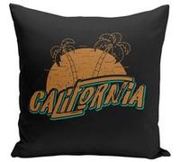Fabulous Coussin noir California Palmier [40x40 cm] Noir G