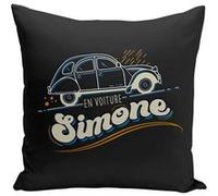 Fabulous Coussin noir En voiture Simone [40x40 cm] Noir G