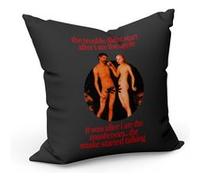 Fabulous Coussin Noir The Trouble Adam and Eve [40x40 cm] Noir G