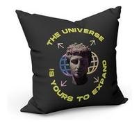 Fabulous Coussin Noir Universe is your to Expand [40x40 cm] Noir G