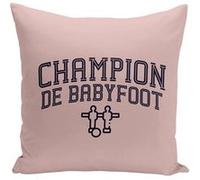 Fabulous Coussin rose Champion de Babyfoot [40x40 cm] Rose G