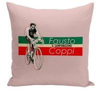 Fabulous Coussin rose Fausto Coppi Vintage [40x40 cm] Rose G