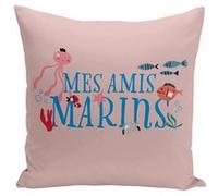 Fabulous Coussin rose Mes Amis Marins [40x40 cm] Rose G