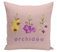 Fabulous Coussin rose Orchidée Chic [40x40 cm] Rose G