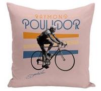 Fabulous Coussin rose Raymond Poulidor Vintage [40x40 cm] Rose G