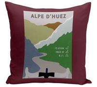 Fabulous Coussin rouge Alpe d'Huez Cyclisme [40x40 cm] Rouge G